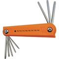 Dynamic Tools 8 Piece Torx® Folding Hex Key Set, T8 - T40 D043209